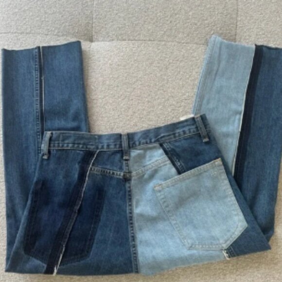 NWT RAG AND BONE MAGNOLIA DISTRESSED TWO TONED JEANS - SIZE 29 - Picture 4 of 6